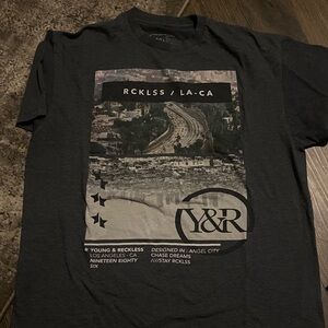 Young & Reckless Charcoal Graphic Tee